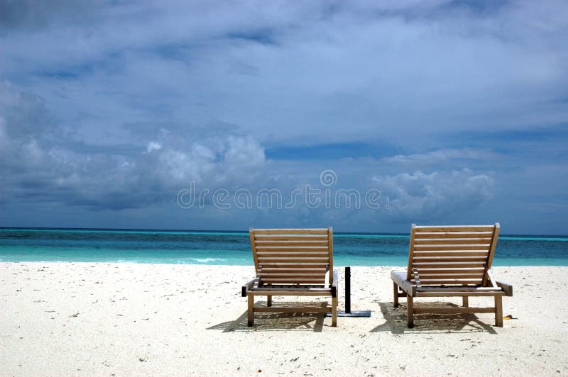 Beach Beds Stock Photo Image 11060560