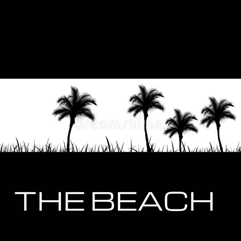 Beach Black White Stock Illustrations – 37,644 Beach Black White Stock ...