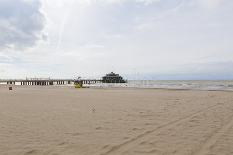 The Beach from Bruges City and the North Sea Stock Image - Image of ...