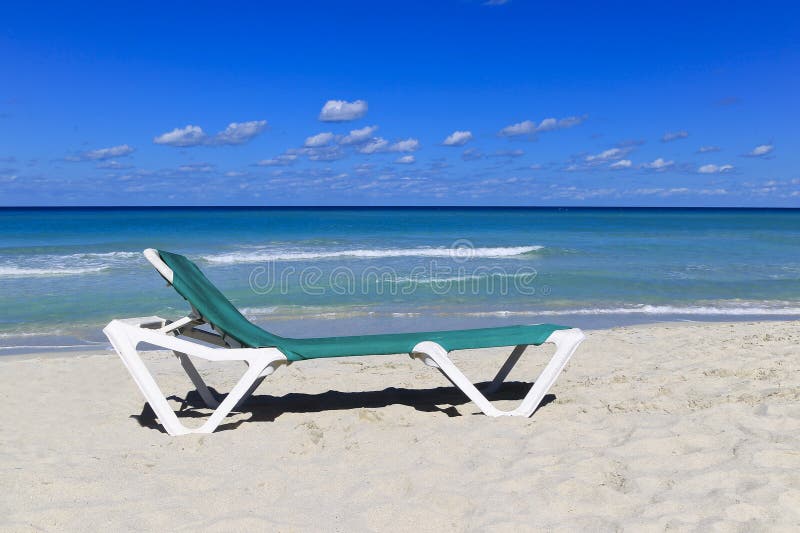 Beach chair stock photo. Image of sunset, leisure, chair - 13524496