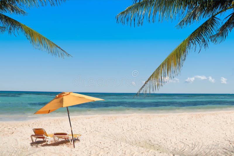 Beach Chairs stock photo. Image of summer, getaway, relaxation 11945772