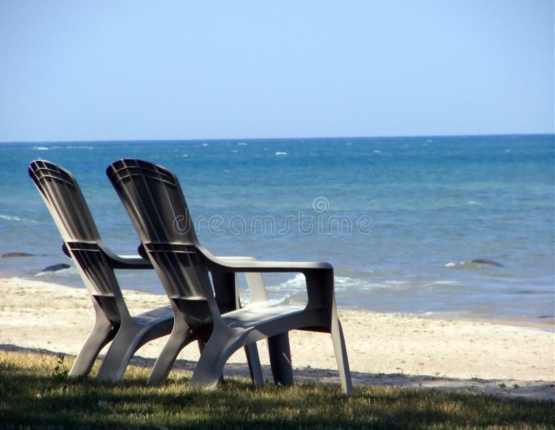 Beach Chairs stock photo. Image of peaceful, chairs, travel 946398