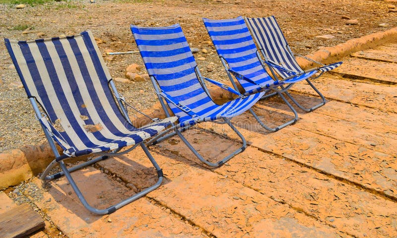 Beach chairs stock image. Image of island, deckchair - 33894089