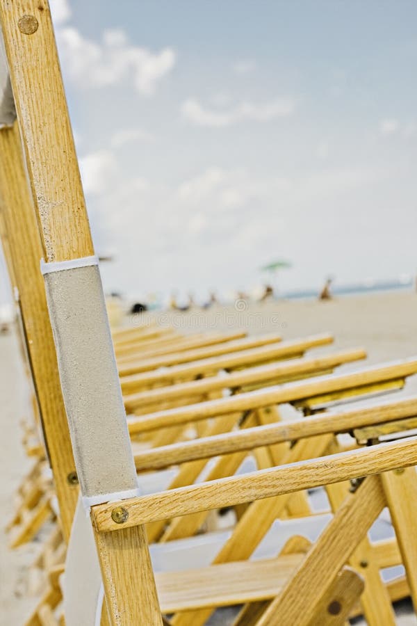 Beach Chairs in Miami Florida Stock Image Image of season, parks 12141845