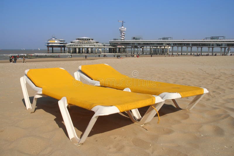 Beach Chairs and the Pier