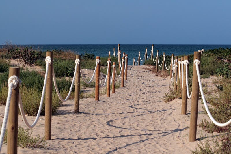 Beach Entrance Picture. Image 6239666