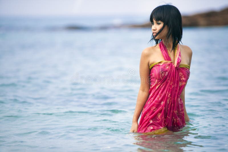 Beach fashion royalty free stock photo