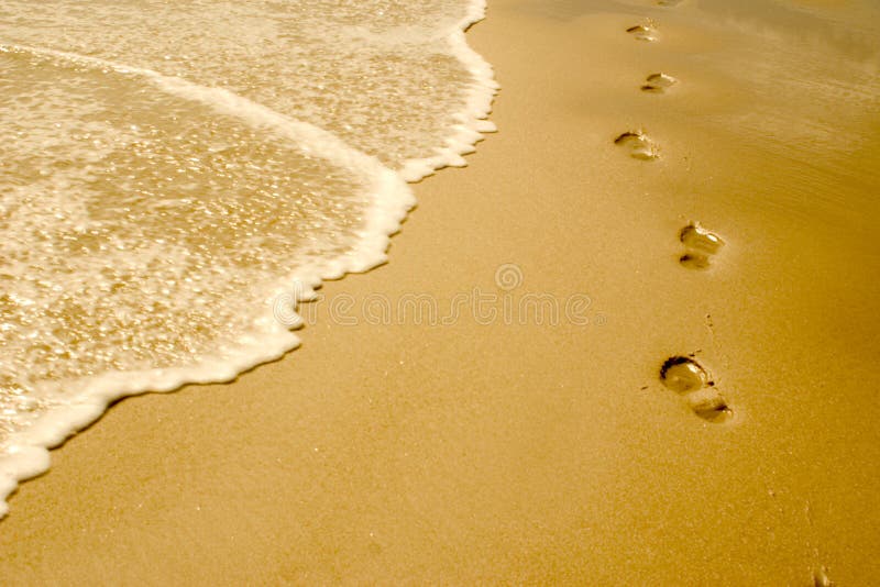 Beach Footsteps