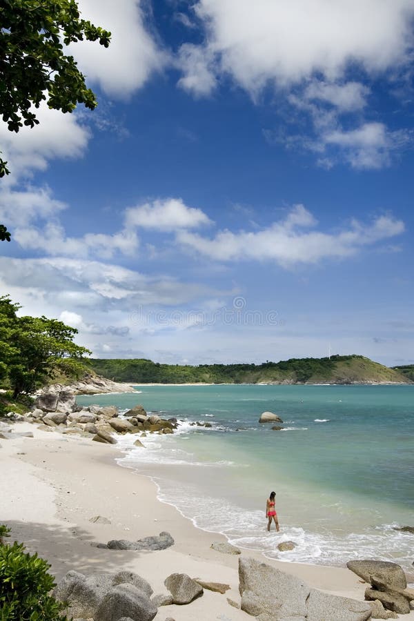 Beach with girl