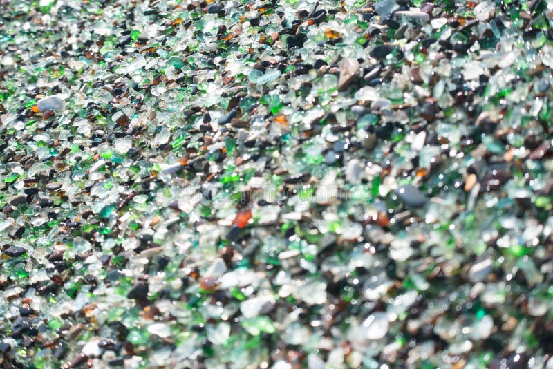 Beach of glass pebble stock photo. Image of shore, scattered 103705748