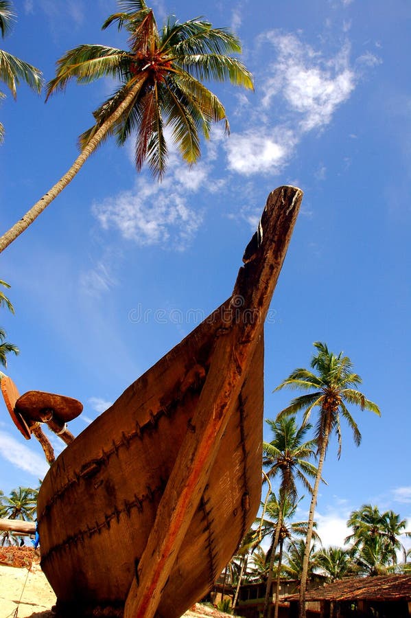 The beach of Goa-India.