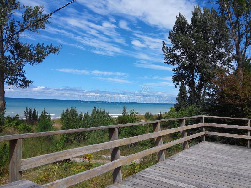 The Beach at Grand Bend, Canada Stock Image Image of beach, blue