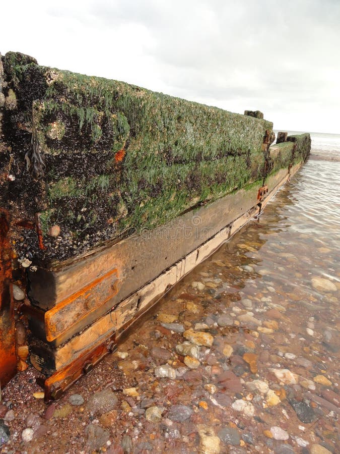 Beach Groin Seascape stock image. Image of saltwater 30565925