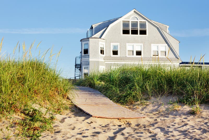 Beach house sunrise