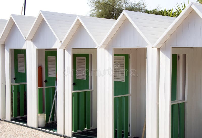Beach huts stock photos Beach huts stock photos