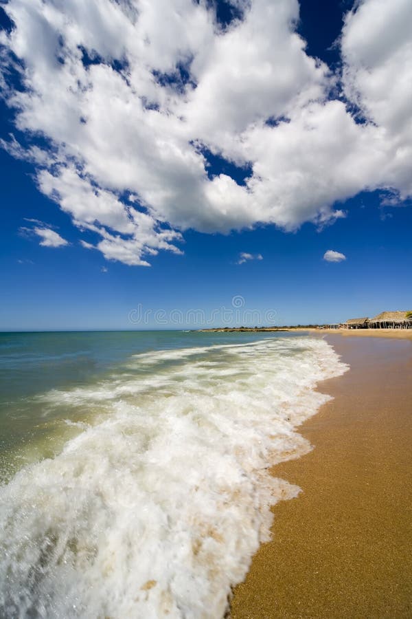 Beach on island Margarita stock photo. Image of blue, tropical 1971744
