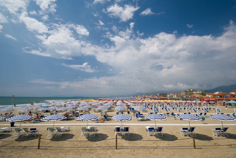 Beach, Italy royalty free stock photography