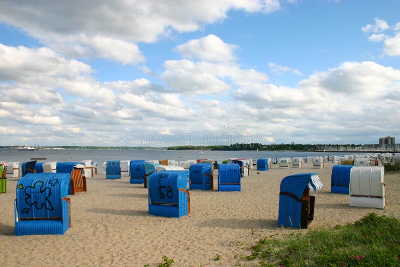 Beach in Kiel, Germany stock photo. Image of kiel, summer - 31955132