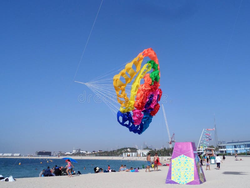 Dubai, UAE May 15, 2018 Dubai Metro As World`s Longest Fully