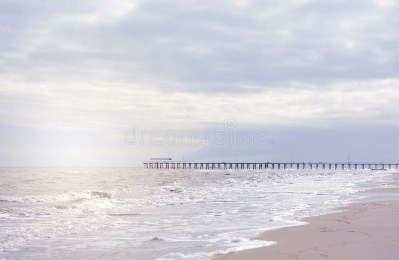 Beach Landscape in Soft Colors. Stock Photo - Image of australian, food