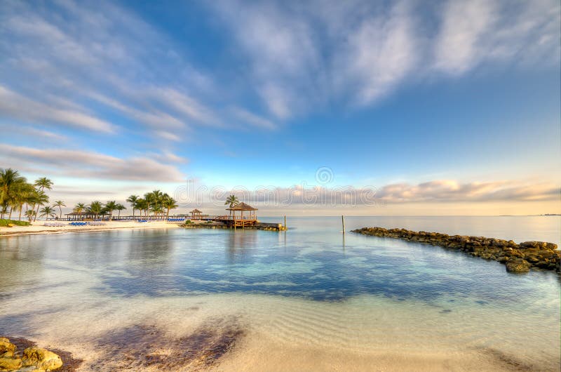 Beach in Nassau Morning