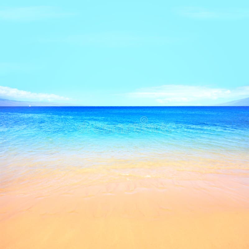 Beach ocean background stock photo. Image of paradise - 28999698