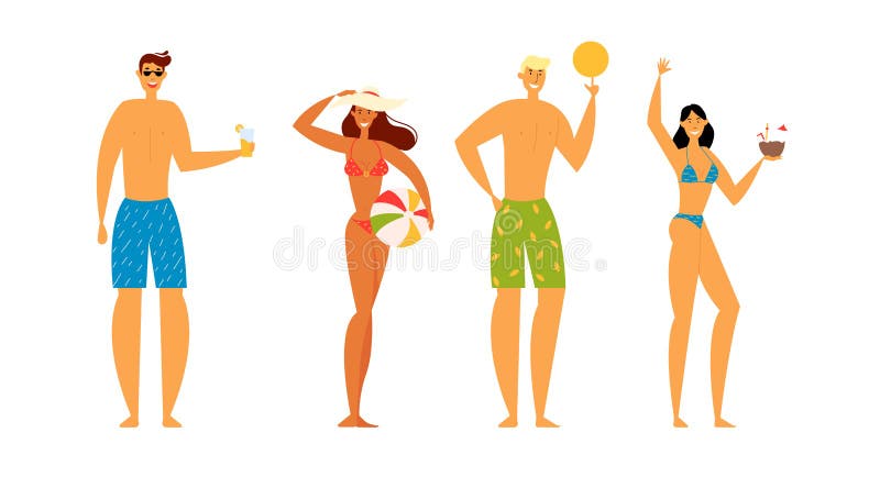 Beach Party Celebration Gruppe der glücklichen jungen Menschen in Swim Wear über Sommerurlaub, Spaß für Männer und Frauen lizenzfreie abbildung Beach Party Celebration Gruppe der glücklichen jungen Menschen in Swim Wear über Sommerurlaub, Spaß für Männer und Frauen lizenzfreie abbildung