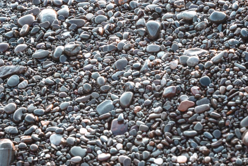 Beach pebble stones royalty free stock photo