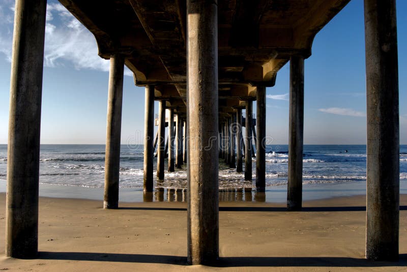 Beach-Pier lizenzfreie stockfotografie Beach-Pier lizenzfreie stockfotografie