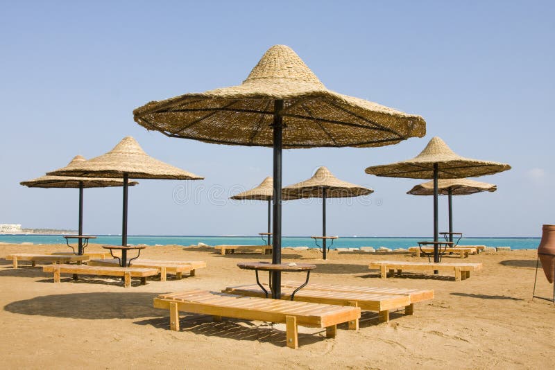 Beach on Red sea, Hurghada, Egypt