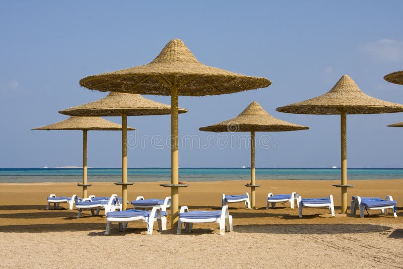 Beach on Red sea, Hurghada, Egypt