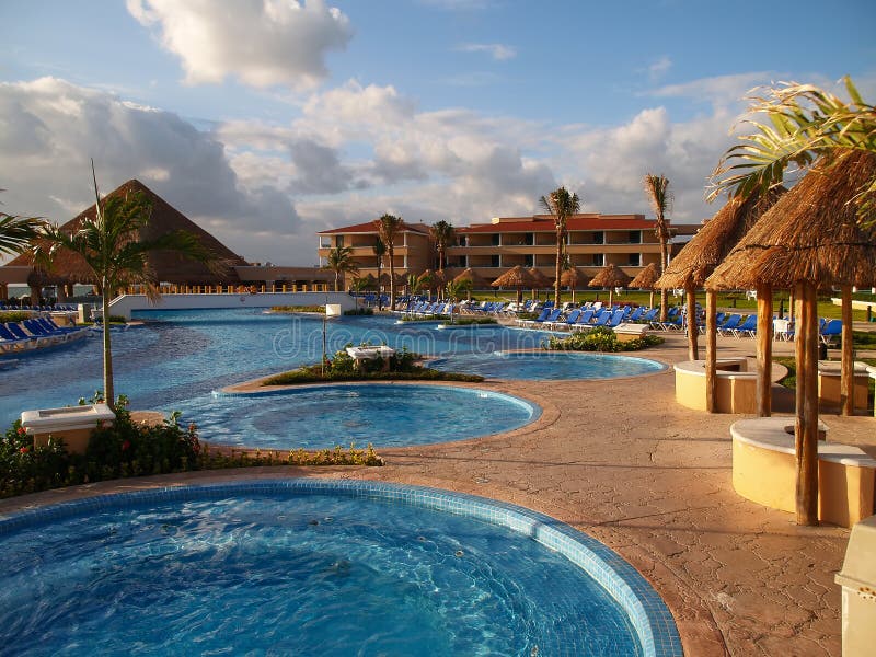 A beach resort in Cancun