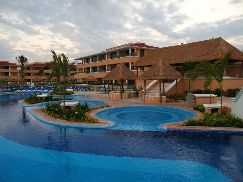 A beach resort in Cancun