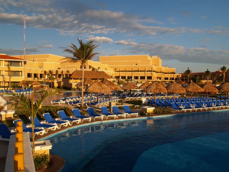 A beach resort in Cancun