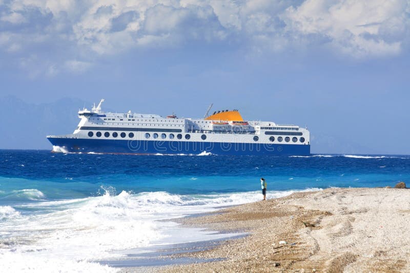 Beach at Rhodes, Greece