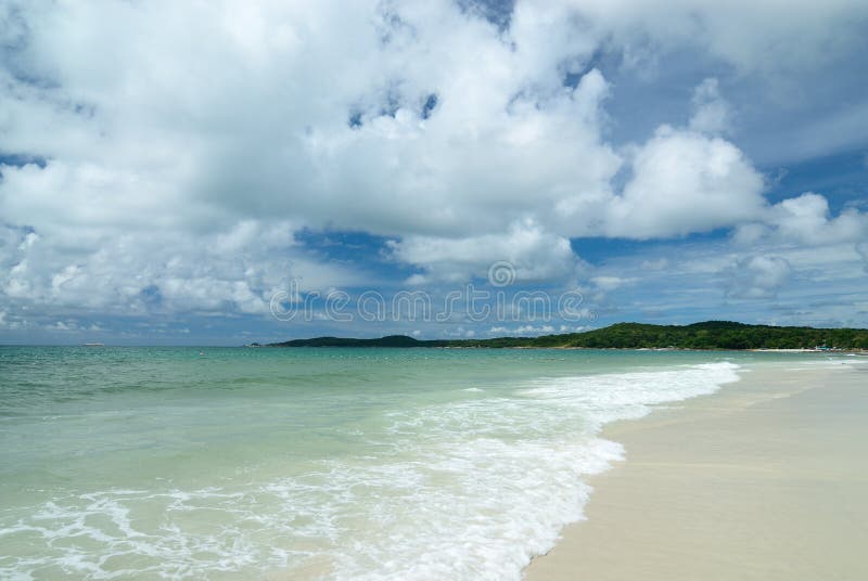 The beach on Samed Island in thailand