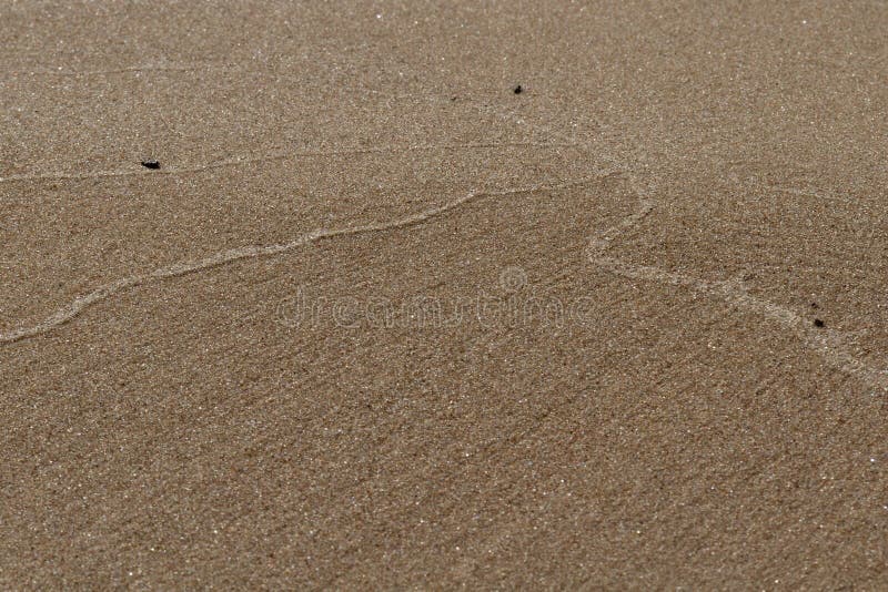 Beach Sands with Water Made Textures Stock Image Image of seashore