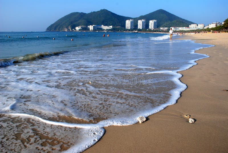 Beach of the Sanya,Hainan Province,China