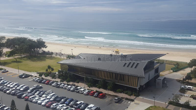 Beach Scene - Panoramic views of Broadbeach Qld Australia