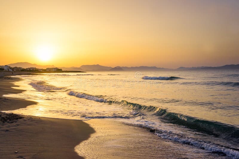 Beach in Son Serra de Marina, North-East Mallorca