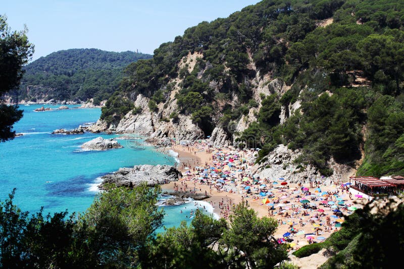 Beach in Spain editorial photo. Image of coastline, resort - 58335191