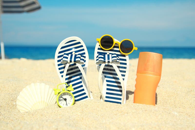 Summer-time-flip-flops-and-beach-ball - SouthPoint Financial Credit Union