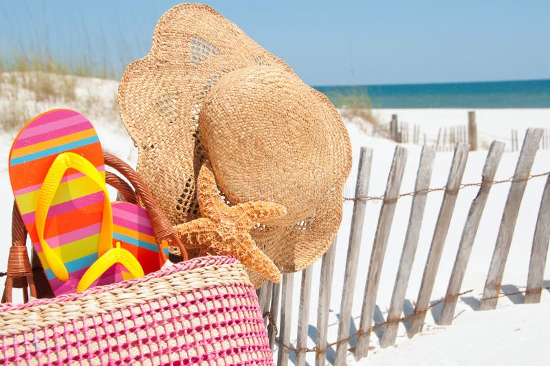 Beach supplies stock image. Image of sand, shoes, tourism 19433995