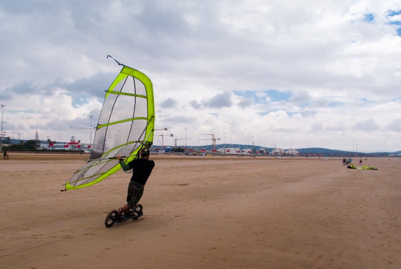 Beach surfing, essaouira