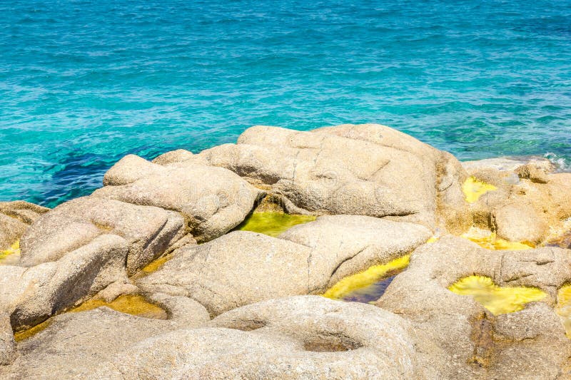 Beach in the Taillat Cape Near Saint-Tropez, France Stock Image - Image ...