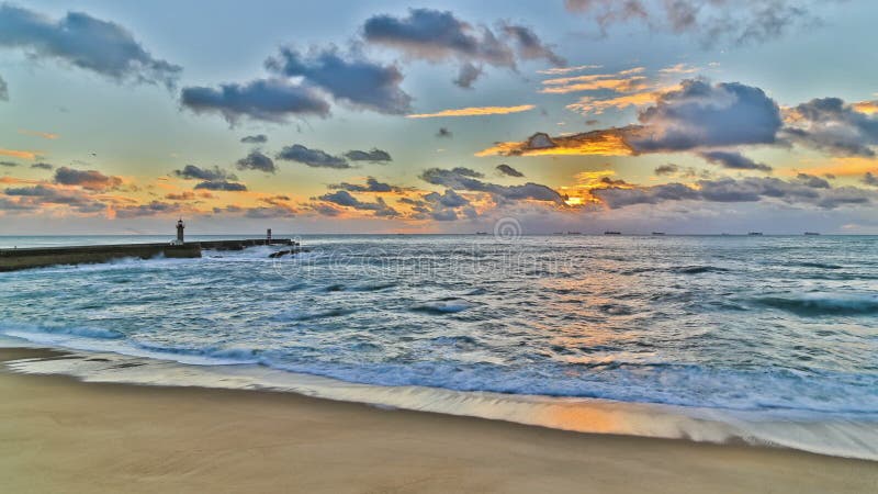 Beach Time Lapse Porto Sunset HDR