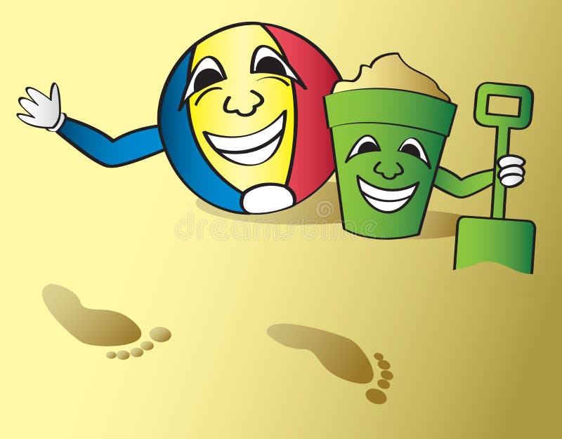 Beach Toys stock vector. Illustration of vacation, characters 20199252