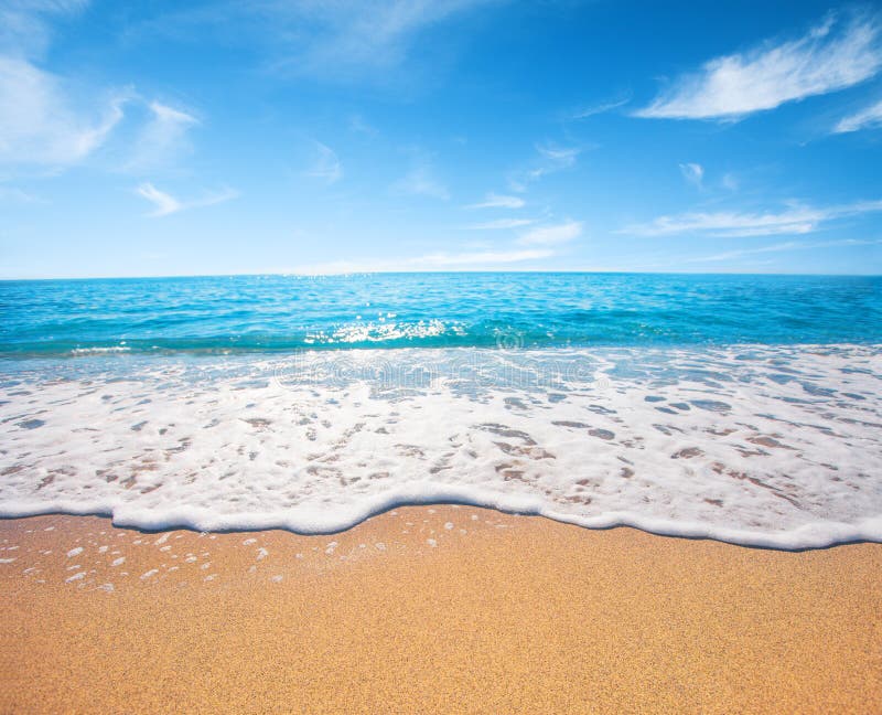 Beach and Tropical Sea. Koh Samui, Thailand Stock Image - Image of ...