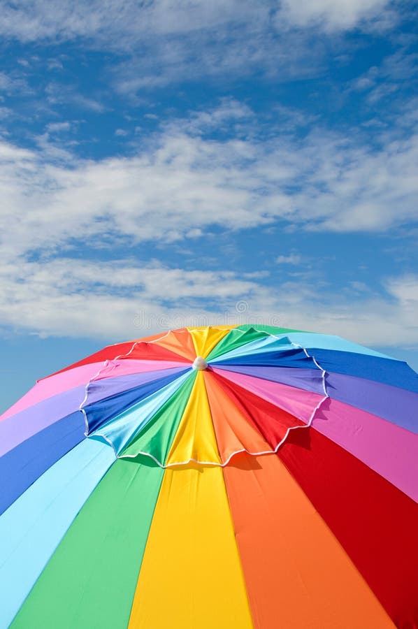 Beach Umbrella stock photo. Image of vacations, fabric 23000618