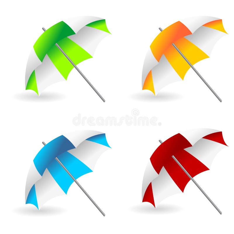 Beach umbrellas